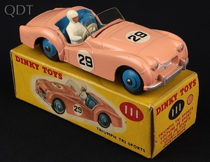 Dinky toys 111 triumph tr2 sports jj232 front