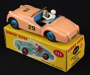 Dinky toys 111 triumph tr2 sports jj233 back