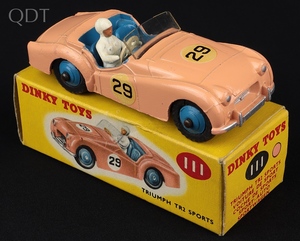 Dinky toys 111 triumph tr2 sports jj233 front