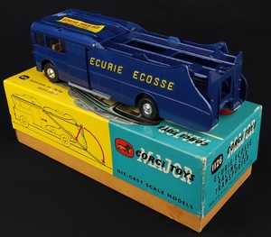 Corgi toys 1126 ecurie ecosse racing car transporter jj242 back