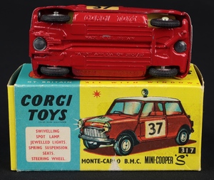 Corgi toys 317 monte carlo mini spotlight jj244 base 1