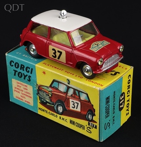 Corgi toys 317 monte carlo mini spotlight jj244 front