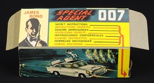 Corgi toys 261 james bond aston martin db5 jj245 plinth