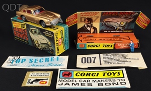 Corgi toys 261 james bond aston martin db5 jj245 front