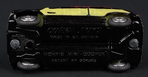 Corgi toys 249 mini cooper wickerwork jj247 base