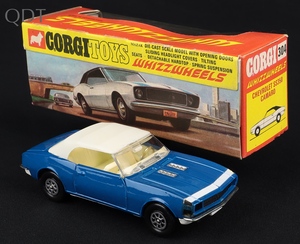 Corgi toys 304 chevrolet ss350 camaro jj250 front