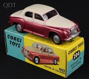 Corgi toys 204 rover 90 saloon jj253 front