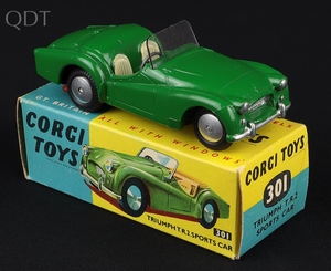 Corgi toys 301 triumph tr2 sports jj255 front