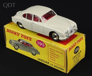 South african dinky toys 195 jaguar 3.4 saloon jj257 front