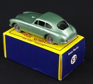 Matchbox models 53 aston martin jj258 back