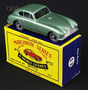 Matchbox models 53 1 aston martin jj258 front