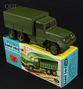 Corgi toys 1118 international 6 x 6 truck jj264 front