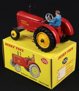 Dinky toys 300 massey harris tractor jj265 back