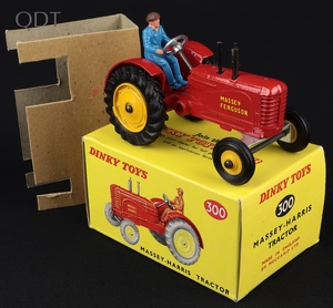 Dinky toys 300 massey harris tractor jj265 front