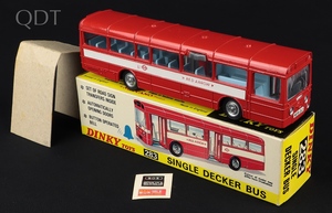 Dinky toys 283 single decker bus jj270 front