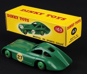 Dinky toys 163 bristol 450 sports coupe jj282 back