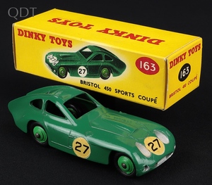 Dinky toys 163 bristol 450 sports coupe jj282 front