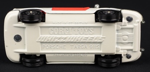 Corgi toys 509 porsche targa 911s police car rijkspolitie jj289 base