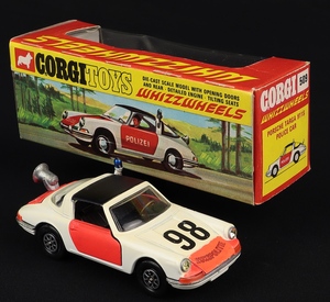 Corgi toys 509 porsche targa 911s police car rijkspolitie jj289 front