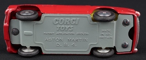 Corgi toys 218 aston martin db4 jj299 base
