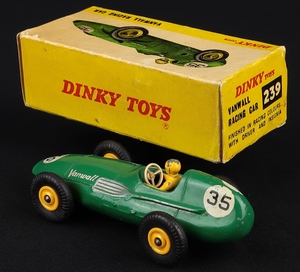 Nicky dinky toys 239 vanwall jj305 back