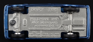 Dinky toys 138 hillman imp saloon jj308 base