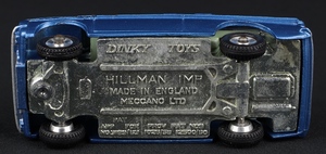 Dinky toys 138 hillman imp saloon jj309 base
