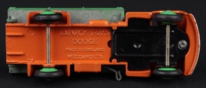 Dinky toys 414 rear tipping wagon jj306 base