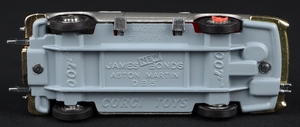 Corgi toys 270 james bond aston martin db5 jj312 base