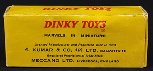 Indian dinky toys 186 mercedes benz 220 se jj313 box