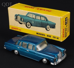 Indian dinky toys 186 mercedes benz 220 se jj313 front