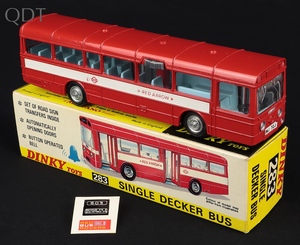 Dinky toys 283 single decker bus jj325 front