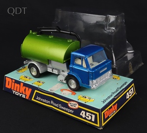 Dinky toys 451 johnston road sweeper jj327 front