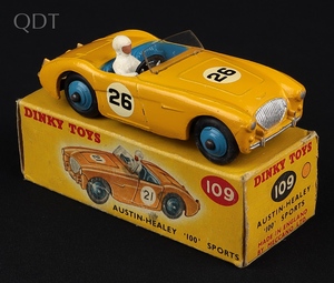 Dinky toys 109 austin healey 100 sports jj330 front
