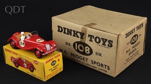 Dinky toys 108 mg midget sports jj331 front