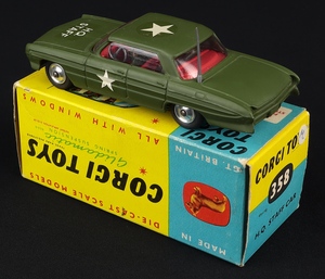 Corgi toys 358 h.q. staff car jj338 back