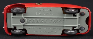Corgi toys 213s 2.4 jaguar fire service car jj343 base