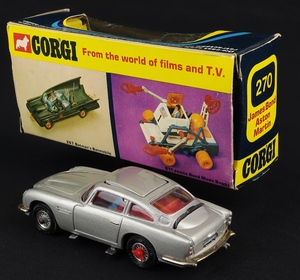 Corgi toys 270 james bond aston martin jj348 back