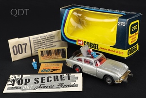 Corgi toys 270 james bond aston martin jj348 front