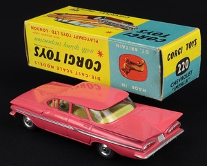 Corgi toys 220 chevrolet impala jj349 back