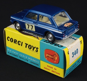 Corgi toys 340 1967 monte carlo hillman imp sunbeam jj350 back