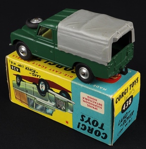 Corgi toys 438 landrover jj353 back