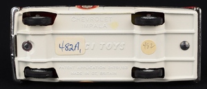 Corgi toys 482 chevrolet fire chief jj355 base