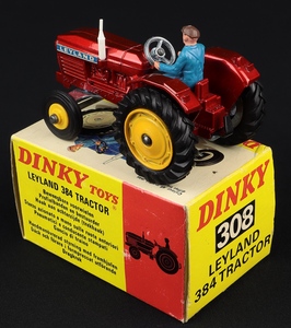 Dinky toys 308 leyland 384 tractor jj365 back