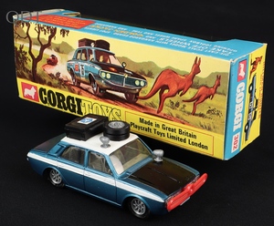 Corgi toys 302 hillman hunter with kangaroo colour trial front