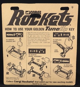 Corgi rockets 1 1 922 ford capri jj374 back