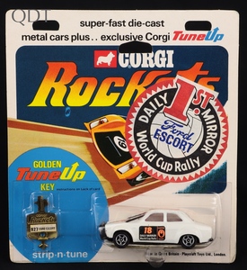 Corgi rockets 927 ford escort jj375 front