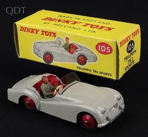 Dinky toys 105 tr2 sports jj399 front