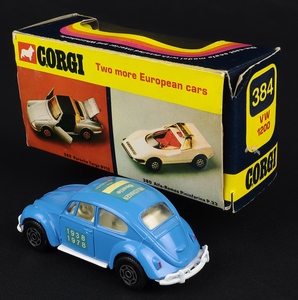 Corgi toys 384 vw 1200 40th anniversary jj405 back