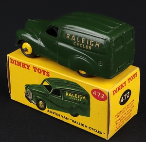 Dinky toys 472 austin van raleigh cycles jj426 back
